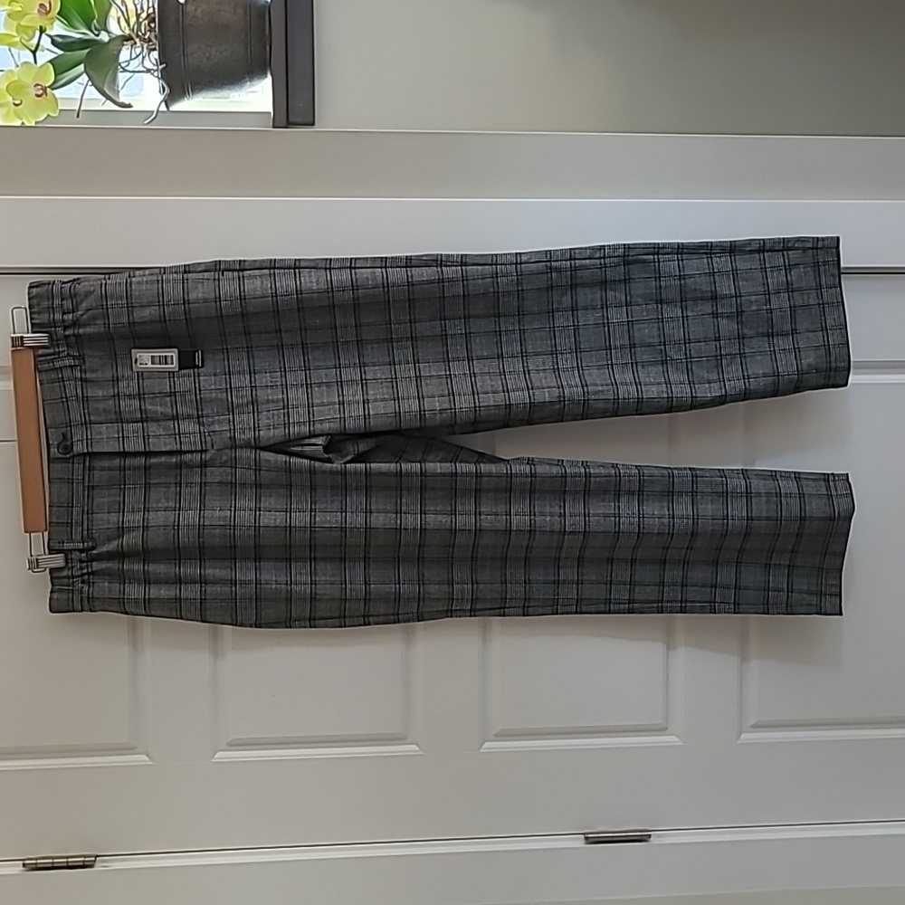 RW&CO. Gray Plaid Trousers